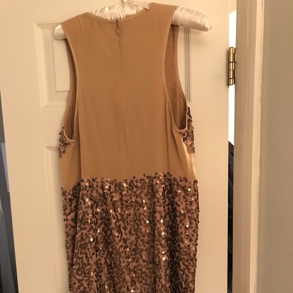 Tibi gold dress size 10 - Picture 2 of 5